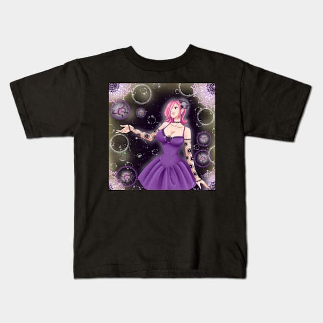 Reiju Halloween Kids T-Shirt by AudreyWagnerArt